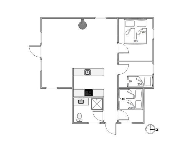 Ferienhaus E4834 in Tingodden 423, Årgab - Bild #13