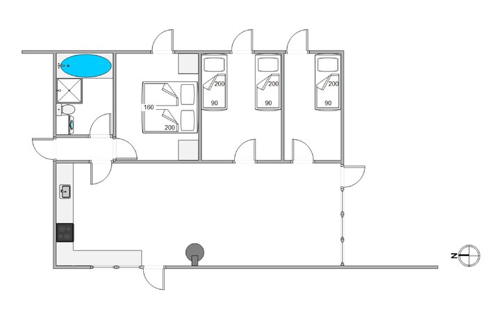 Ferienhaus E4887 in Granvej 47, Årgab - Bild #13