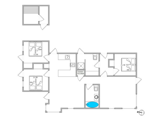 Ferienhaus E4897 in Præstestien 10, Årgab - Bild #13