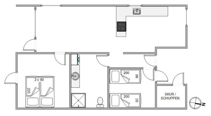 Ferienhaus F4011 in Langsand 192, Hvide Sande - Bild #13