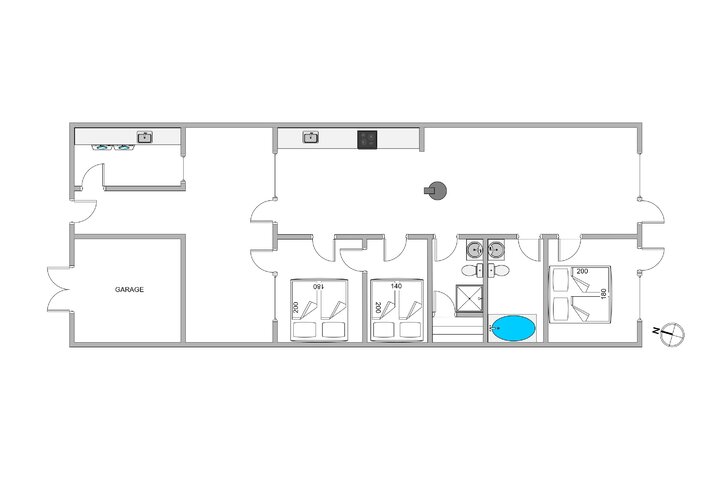 Ferienhaus F4074 in Slusen 37, Hvide Sande - Bild #13