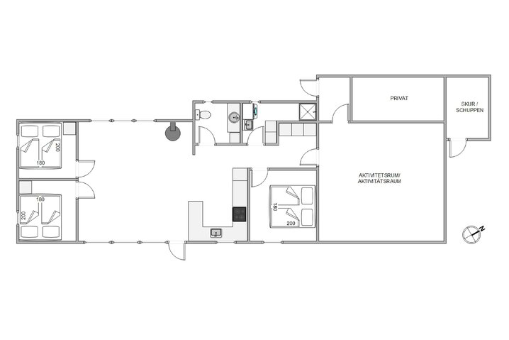 Ferienhaus F4355 in Hummelbovej 4, Hvide Sande - Bild #13