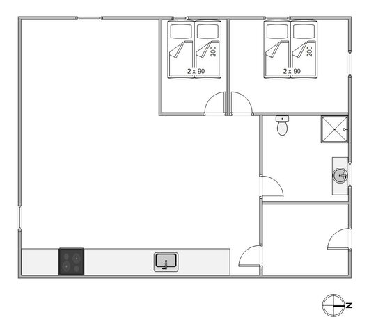 Ferienhaus F4443 in Gytjevej 48B, Hvide Sande - Bild #13