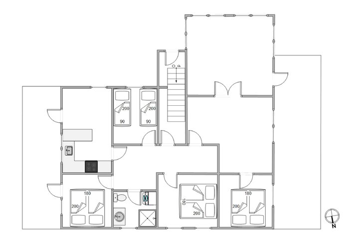 Ferienhaus F4524 in Troldbjergvej 4, 1. sal, Hvide Sande - Bild #13