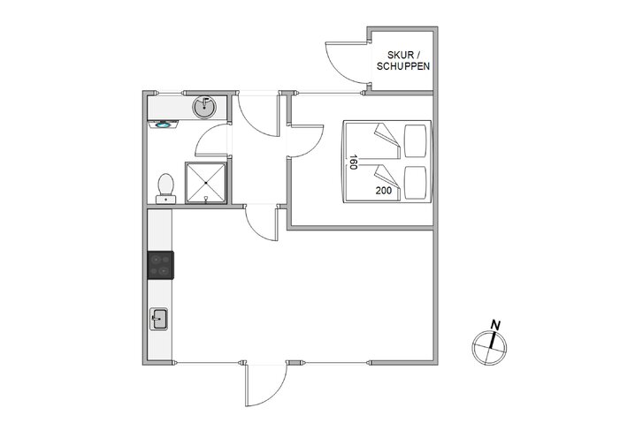 Ferienhaus F4528 in Langsand 121 1. sal, Hvide Sande - Bild #13