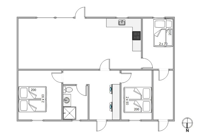 Ferienhaus F4662 in Vesterhavsvej 9, Hvide Sande - Bild #13
