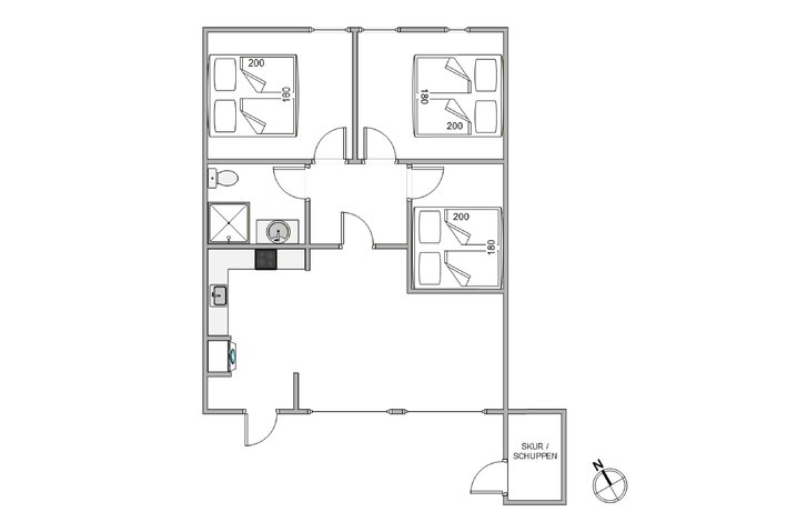 Ferienhaus F4663 in Nordhavnskaj 33 lejl. 4, Hvide Sande - Bild #13