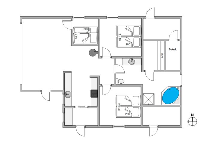 Ferienhaus F5792 in Holmsland Klitvej 9, Hvide Sande - Bild #5