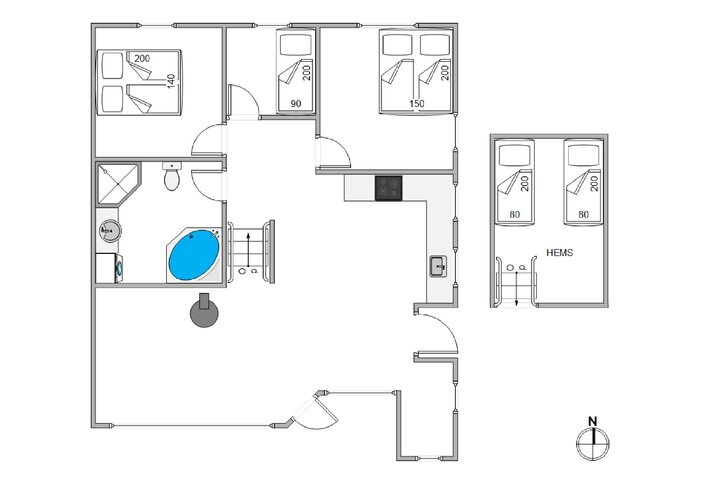 Ferienhaus G5412 in Anker Eskildsens Vej 3N, Nr. Lyngvig - Bild #13