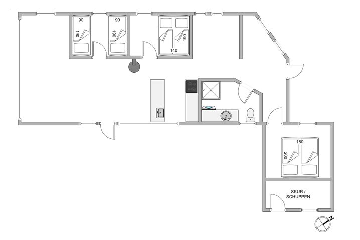 Ferienhaus H0068 in Fladsbjergvej 272, Klegod - Bild #13