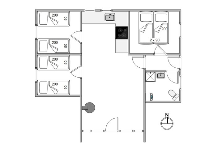 Ferienhaus H5030 in Lyngsletten 17, Klegod - Bild #13