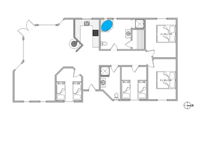 Ferienhaus H5048 in Lyngsletten 29, Klegod - Bild #13