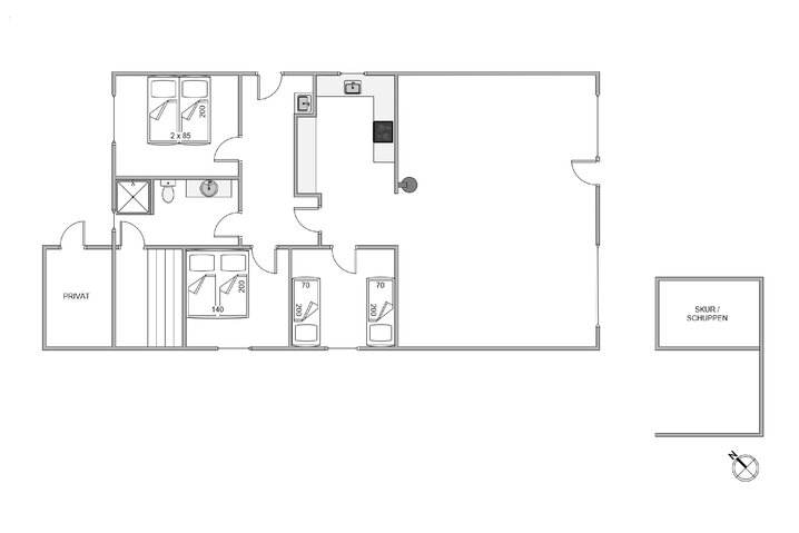 Sommerhus H5078 på Fladsbjergvej 160, Klegod - Billede #13