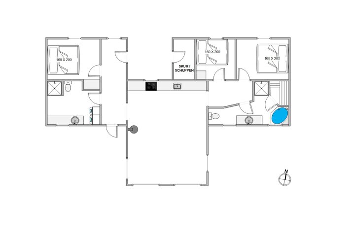 Ferienhaus H5093 in Vestklitvej 45, Klegod - Bild #13