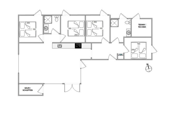 Ferienhaus H5132 in Havklitvej 53, Klegod - Bild #13