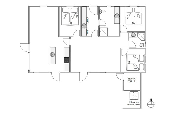 Ferienhaus H5190 in Lyngsletten 37, Klegod - Bild #13