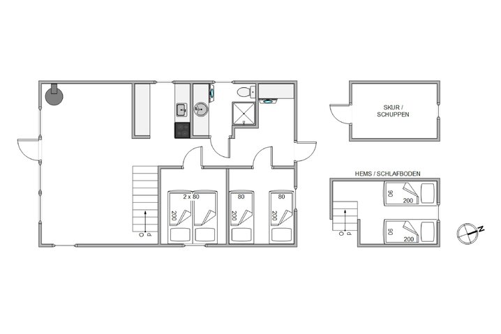 Ferienhaus H5212 in Nordsø Ferievej 20, Klegod - Bild #13