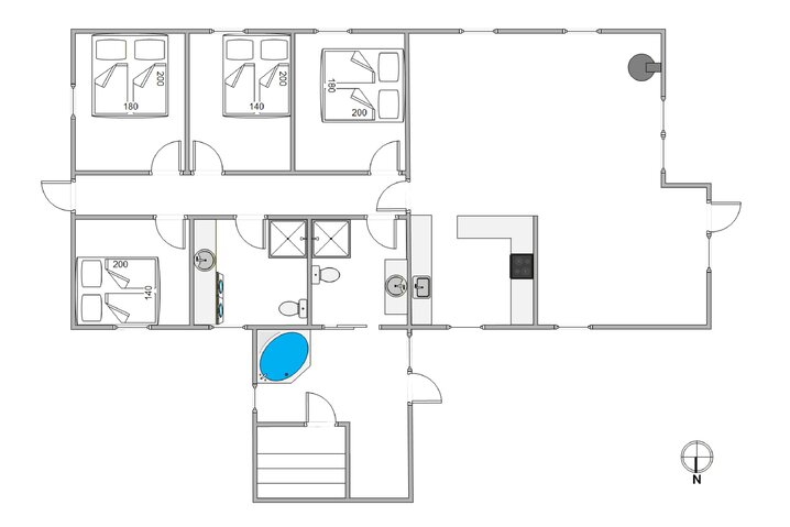 Sommerhus H5272 på Fladsbjergvej 112, Klegod - Billede #5