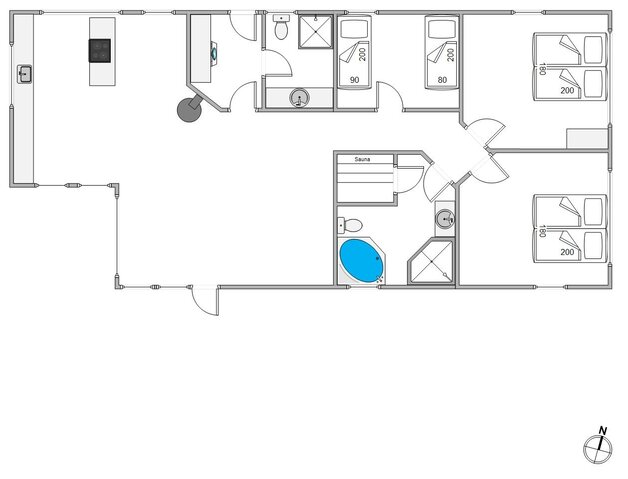 Ferienhaus H5277 in Vestklitvej 2C, Klegod - Bild #13