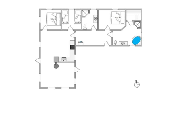 Ferienhaus H5344 in Lyngdraget 34, Klegod - Bild #13