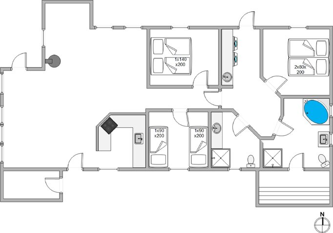 Ferienhaus H5427 in Fladsbjergvej 158, Klegod - Bild #13