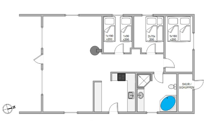 Ferienhaus H5448 in Fladsbjergvej 63, Klegod - Bild #13