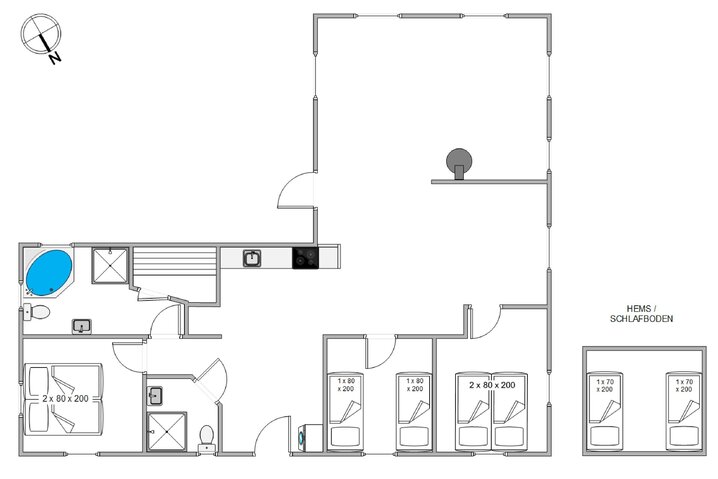 Sommerhus H5451 på Kræ Degns Vej 51, Klegod - Billede #6