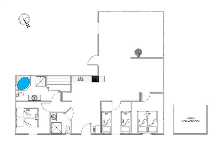 Ferienhaus H5451 in Kræ Degns Vej 51, Klegod - Bild #13