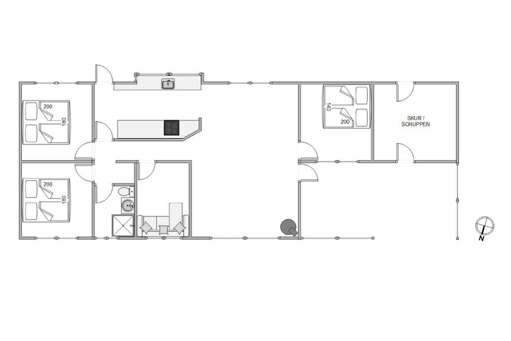 Ferienhaus H5496 in Vestklitvej 26, Klegod - Bild #13