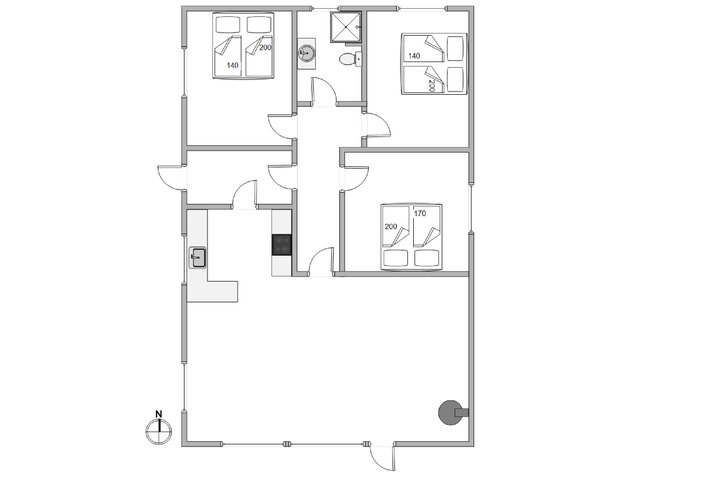 Ferienhaus H5508 in Lyngsletten 24, Klegod - Bild #13