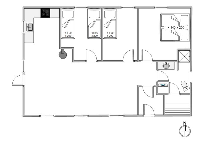 Ferienhaus H5510 in Milevej 23, Klegod - Bild #13