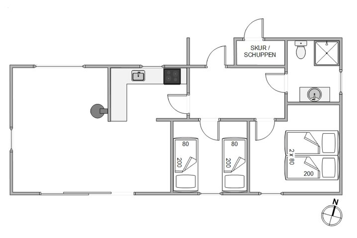 Ferienhaus H5569 in Milevej 45, Klegod - Bild #13