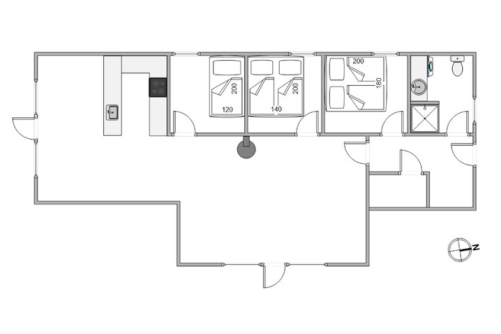 Ferienhaus H5571 in Nordsø Ferievej 17, Klegod - Bild #13