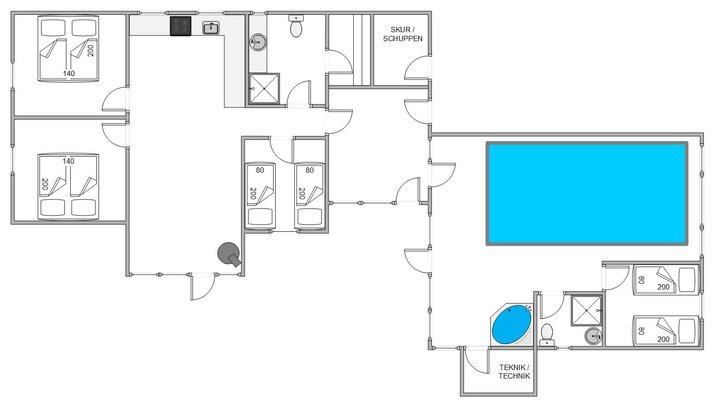 Ferienhaus H5574 in Fladsbjergvej 90, Klegod - Bild #13