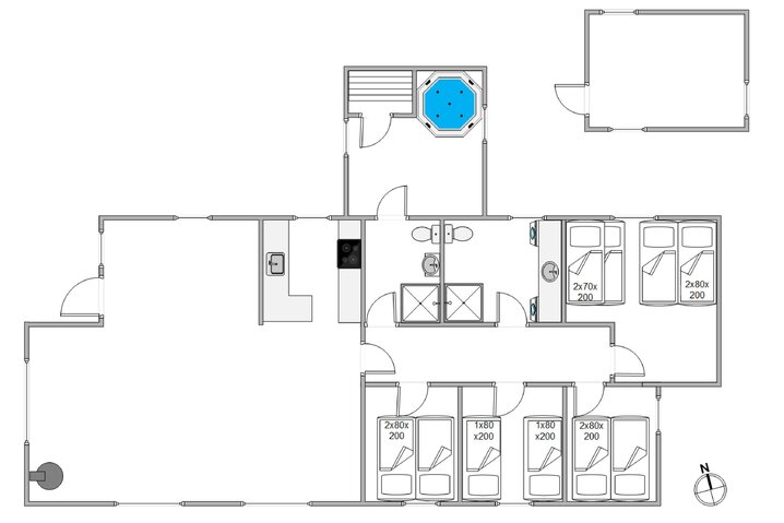 Ferienhaus H5587 in Fladsbjergvej 208, Klegod - Bild #7