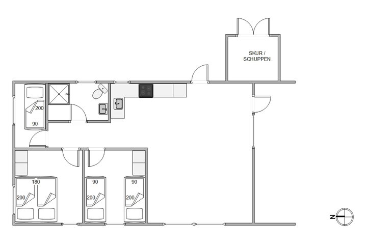 Ferienhaus H5607 in Lyngsletten 21, Klegod - Bild #13