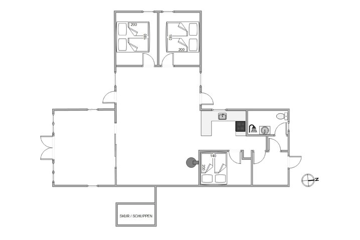 Ferienhaus H5616 in Vestklitvej 40, Klegod - Bild #13