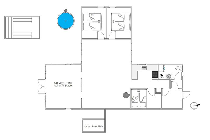 Ferienhaus H5616 in Vestklitvej 40, Klegod - Bild #13