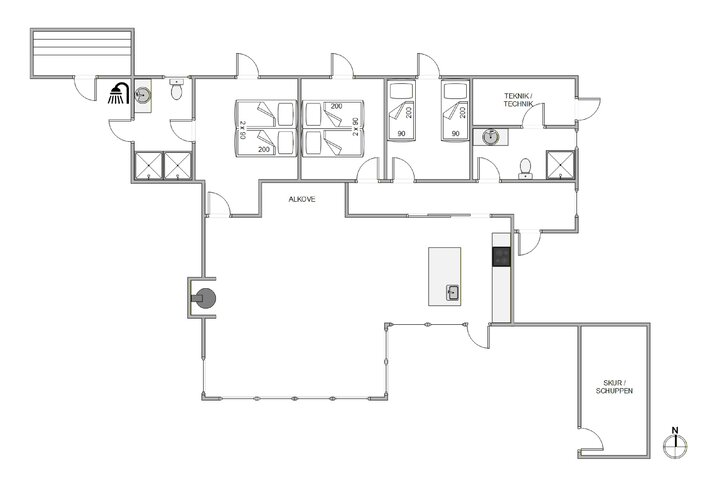 Ferienhaus H5648 in Vestklitvej 36, Klegod - Bild #13