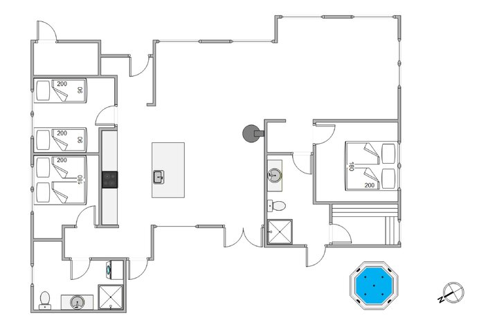 Ferienhaus H5714 in Opstrupsvej 84, Klegod - Bild #3