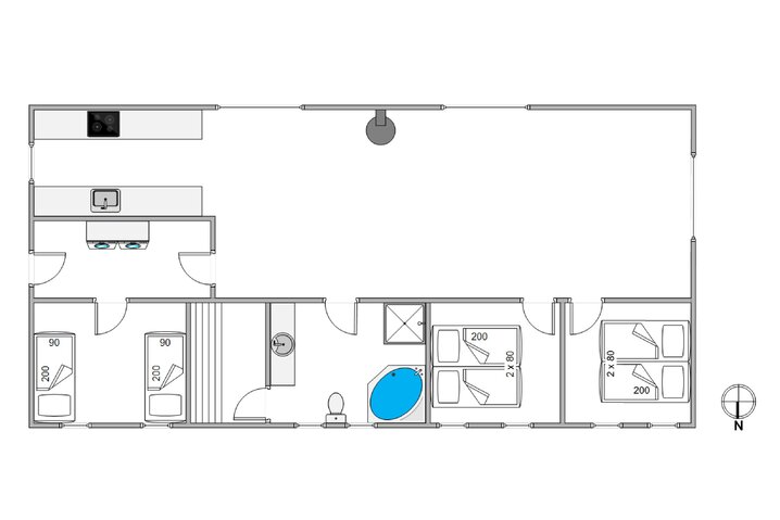 Ferienhaus H5841 in Lyngsletten 7, Klegod - Bild #13