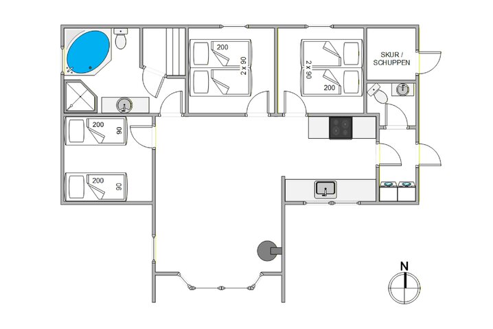 Ferienhaus H5930 in Havklitvej 42, Klegod - Bild #5