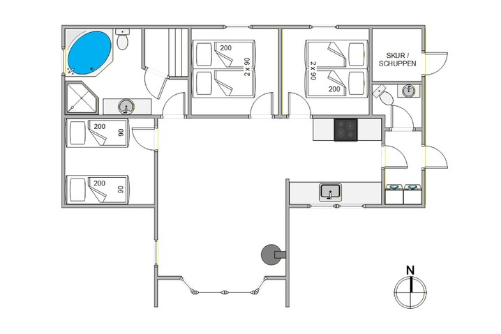 Ferienhaus H5930 in Havklitvej 42, Klegod - Bild #5