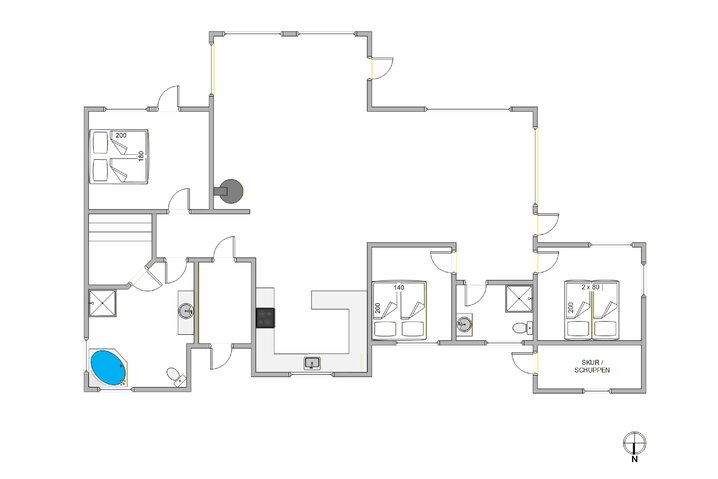 Ferienhaus H5975 in Lyngdraget 73, Klegod - Bild #5