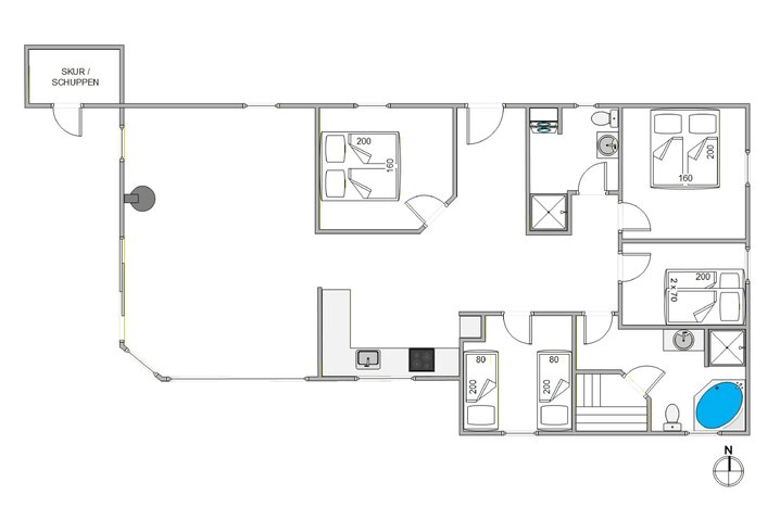 Ferienhaus H5997 in Havklitvej 92, Klegod - Bild #13