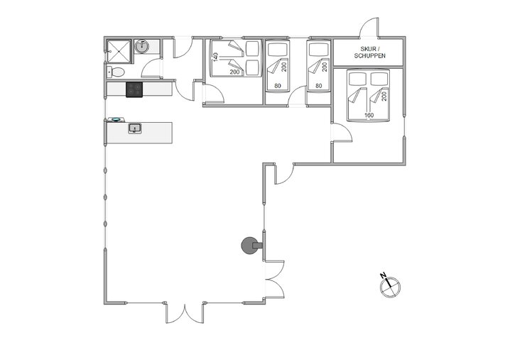 Ferienhaus J0069 in Vibedalen 16, Houvig - Bild #13