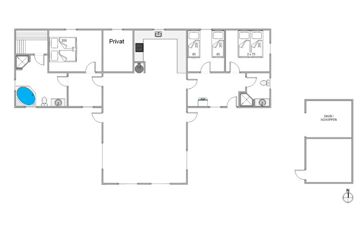 Ferienhaus J0143 in Vibedalen 8, Houvig - Bild #5
