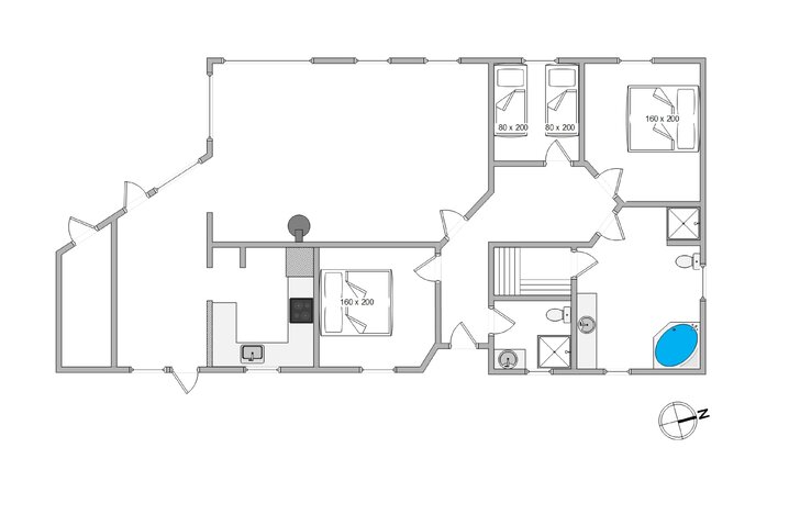 Sommerhus J0282 på Klitdalen 95, Houvig - Billede #13