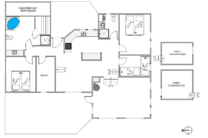 Ferienhaus J6002 in Mågedalen 97, Houvig - Bild #13