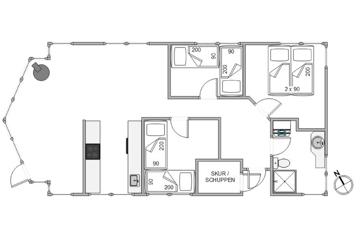 Sommerhus J6011 på Troldedalen 31, Houvig - Billede #5